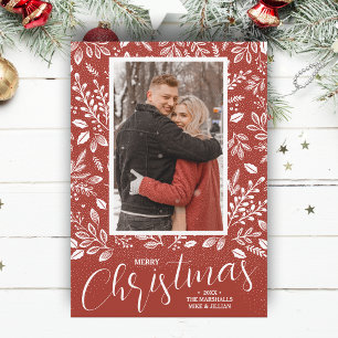 Cartes Pour Fêtes Annuelles Photo de Noël joyeux