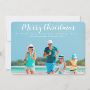 Cartes Pour Fêtes Annuelles Photo de Noël Joyeux Noël