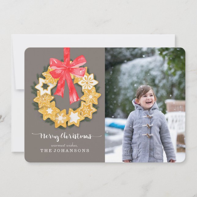 Cartes Pour Fêtes Annuelles Photo de Noël Pepparkakor (Devant)