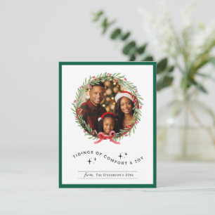 Cartes Pour Fêtes Annuelles Photo de Noël Personnalisé des Fêtes