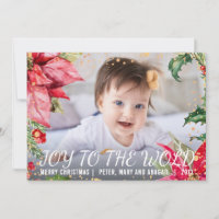 Photo de Noël Poinsettia Gold Splash