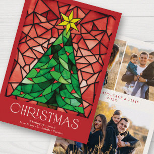 Cartes Pour Fêtes Annuelles Photo de Noël Vintage