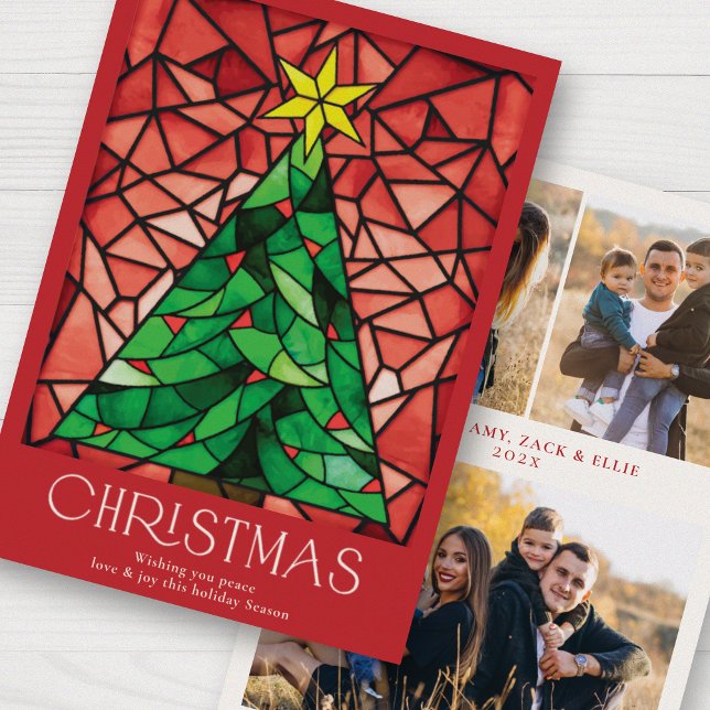 Cartes Pour Fêtes Annuelles Photo de Noël Vintage (Créateur téléchargé)