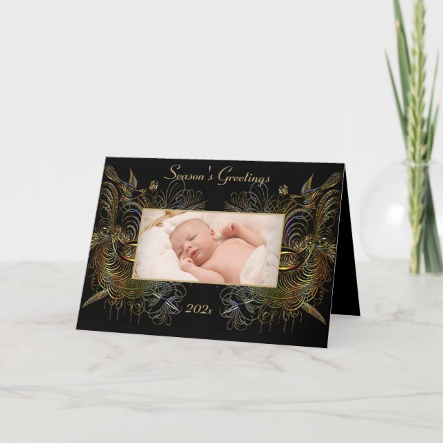 Cartes Pour Fêtes Annuelles Photo de perdrix (Devant)