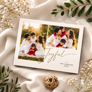 Cartes Pour Fêtes Annuelles Photo de souvenirs de famille joyeux de Noël