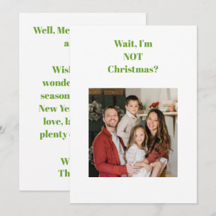 Cartes Pour Fêtes Annuelles photo de texte drôle de Noël