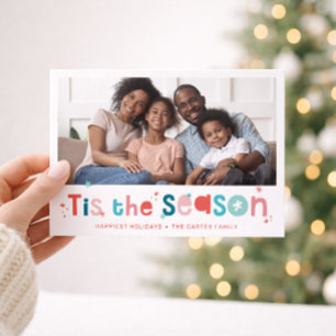 Cartes Pour Fêtes Annuelles PHOTO DE VACANCES citation de noël amusante c'est