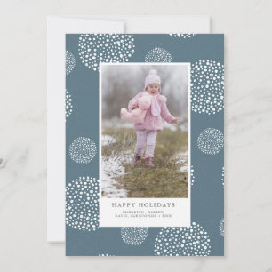 Cartes Pour Fêtes Annuelles Photo de vacances hiver Snowball