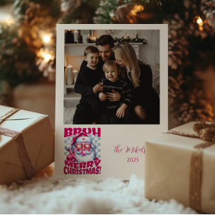 Cartes Pour Fêtes Annuelles Photo drôle de Bruh Joyeux Noël