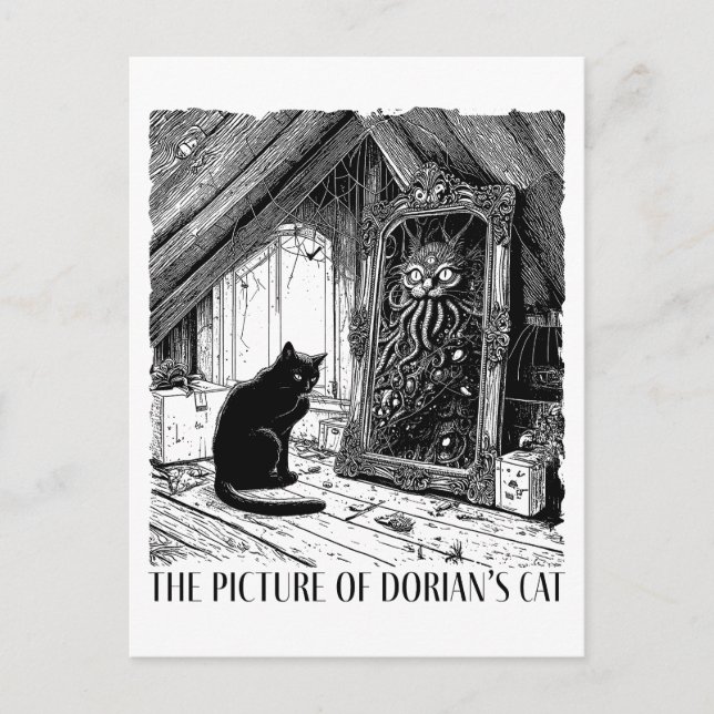 Cartes Pour Fêtes Annuelles Photo du chat de Dorian (Devant)