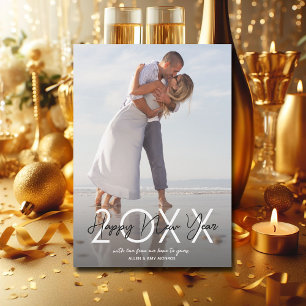 Cartes Pour Fêtes Annuelles Photo du Nouvel An Moderne