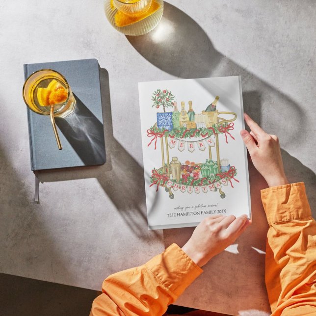 Cartes Pour Fêtes Annuelles Photo du panier de Noël (Créateur téléchargé)