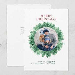 Cartes Pour Fêtes Annuelles Photo famille Noël