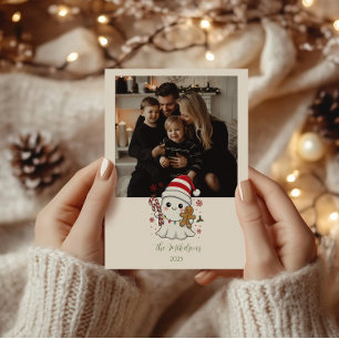 Cartes Pour Fêtes Annuelles Photo Fantôme Noël Mignon