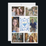 Cartes Pour Fêtes Annuelles PHOTO HEUREUSE HANOUKKA CUSTOM 6 Dessinée À LA MAI<br><div class="desc">J'espère que vous aimez ce design de vacances. Cliquez sur "personnaliser" pour éditer et ajouter vos propres photos et texte à l'avant et à l'arrière. Également disponible en téléchargement numérique pour envoyer par e-mail ou SMS et enregistrer sur l'affranchissement. Consultez ma boutique pour trouver d'autres articles correspondants comme des cartes...</div>