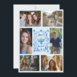 Cartes Pour Fêtes Annuelles PHOTO HEUREUSE HANOUKKA CUSTOM 6 Dessinée À LA MAI<br><div class="desc">J'espère que vous aimez ce design de vacances. Cliquez sur "personnaliser" pour éditer et ajouter vos propres photos et texte à l'avant et à l'arrière. Également disponible en téléchargement numérique pour envoyer par e-mail ou SMS et enregistrer sur l'affranchissement. Consultez ma boutique pour trouver d'autres articles correspondants comme des cartes...</div>