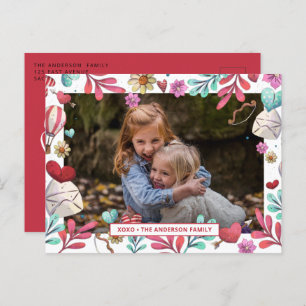 Cartes Pour Fêtes Annuelles Photo Heureuse Sainte-Valentin XOXO