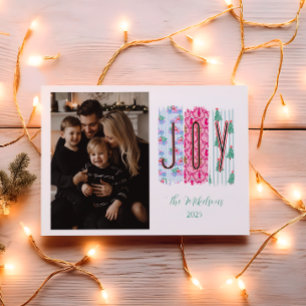 Cartes Pour Fêtes Annuelles Photo Joie Colorée Noël