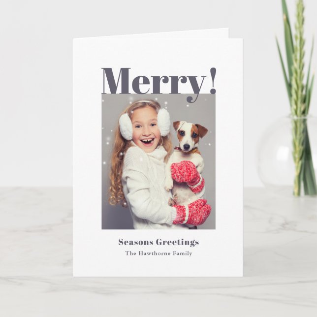 Cartes Pour Fêtes Annuelles Photo Joyeux Fête (Devant)