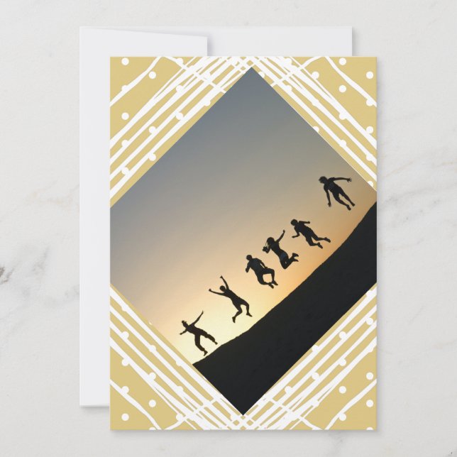 Cartes Pour Fêtes Annuelles Photo Joyeux Noël Du Nom De Famille Beige (Devant)