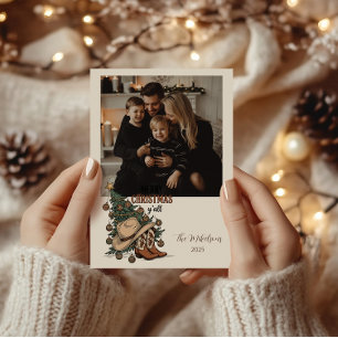 Cartes Pour Fêtes Annuelles Photo Joyeux Noël les amis de l'Ouest