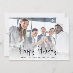 Cartes Pour Fêtes Annuelles Photo Logo Société QR Code 2026 Calendrier Noël