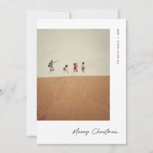Cartes Pour Fêtes Annuelles Photo minimaliste moderne Joyeux Noël