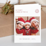 Cartes Pour Fêtes Annuelles Photo minimaliste typographie moderne Joyeux Noël<br><div class="desc">Simple élégante typographie élégante Joyeux Noël plié carte de voeux modèle avec 2 photos personnalisées,  nom de famille,  et votre texte.                     Facile à personnaliser à l'avant et à l'intérieur !</div>