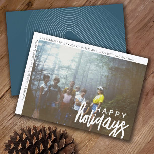 Cartes Pour Fêtes Annuelles Photo Moderne - Décalage blanc minimal de la front