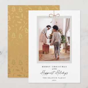Cartes Pour Fêtes Annuelles Photo moderne Joyeux Noël