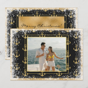 Cartes Pour Fêtes Annuelles Photo Nautique moderne