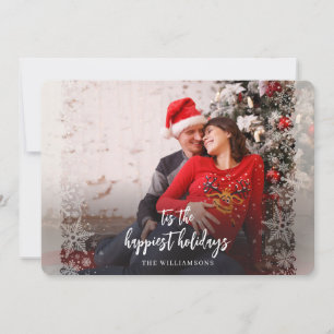 Cartes Pour Fêtes Annuelles Photo Noël Rustique
