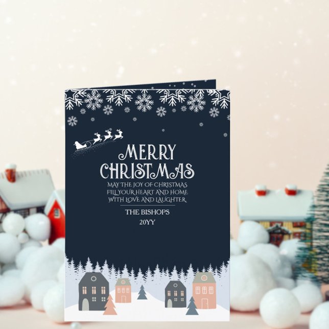 Cartes Pour Fêtes Annuelles Photo Noël Rustique Hiver (Créateur téléchargé)