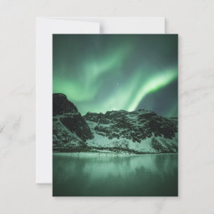 Cartes Pour Fêtes Annuelles Photo Northern Lights