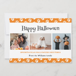 Cartes Pour Fêtes Annuelles Photo Orange Pet Pet Animaux de Compagnie Heureux