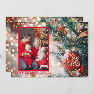 Cartes Pour Fêtes Annuelles Photo ornements de Noël