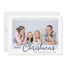 Photo personnalisé Joyeux Noël Verset de la Bible