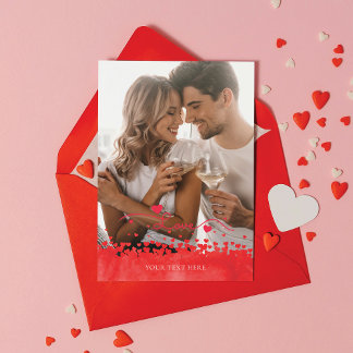 Cartes Pour Fêtes Annuelles Photo personnalisé pour la Saint-Valentin