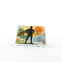 Photo personnalisée Aquarelle Quatre Saisons Fête 