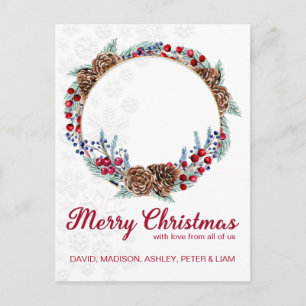 Cartes Pour Fêtes Annuelles Photo personnalisée de la famille de Noël