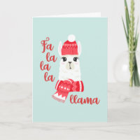 Photo personnalisée de Noël Llama