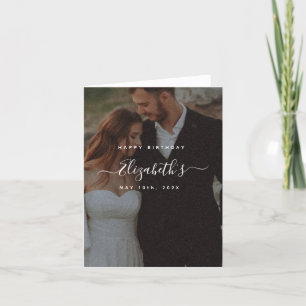 Cartes Pour Fêtes Annuelles Photo personnalisée Joyeux anniversaire
