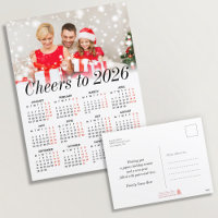 Photo personnalisée Simple Calendrier moderne 2026