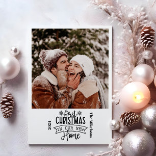 Cartes Pour Fêtes Annuelles Photo Premier Noël dans notre nouvelle maison
