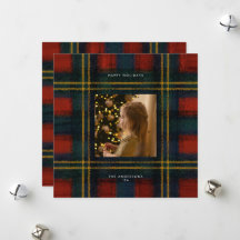 Photo Préppy Tartan Rouge Et Vert Vintage