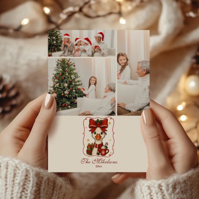 Cartes Pour Fêtes Annuelles Photo PSilly Goose Christmas (Créateur téléchargé)