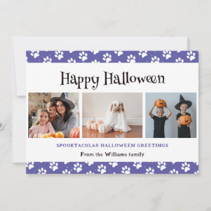 Cartes Pour Fêtes Annuelles Photo Purple Pet Pet Animaux de Compagnie Happy Ha