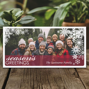 Cartes Pour Fêtes Annuelles Photo - Qu'il neige - Vœux de la saison