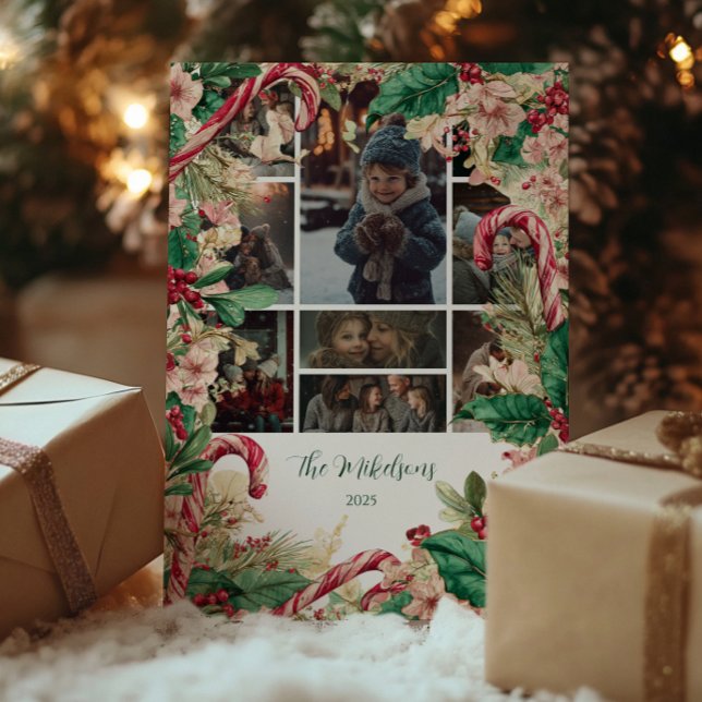 Cartes Pour Fêtes Annuelles Photo Russe Sucre de canne fête de Noël (Créateur téléchargé)