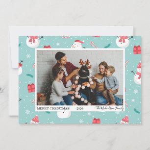 Cartes Pour Fêtes Annuelles Photo Sucres de canne mignons et neigeurs